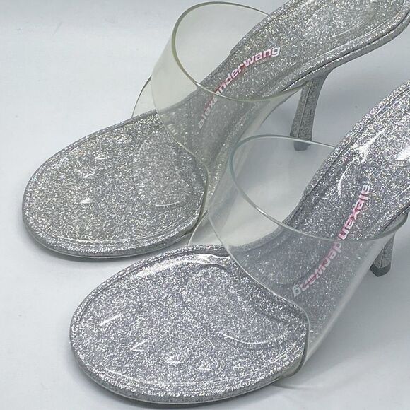 Alexander Wang Glitter Stiletto Sandals size 39 - Picture 9 of 15